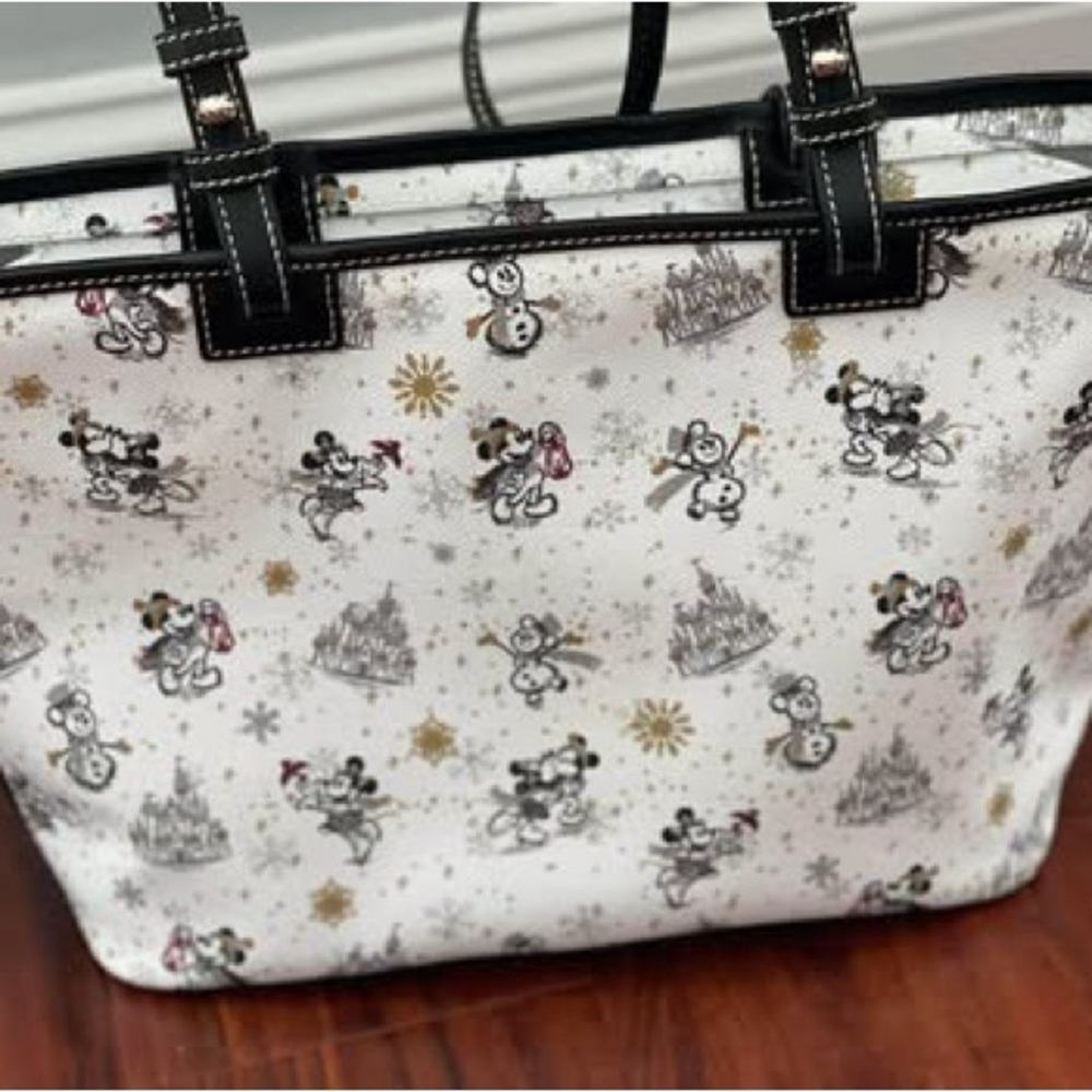 Dooney & Bourke White and Black Disney Tote